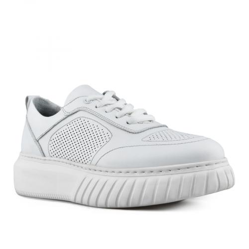 Γυναικεία Casual Παπούτσια λευκά με πλατφόρμα 0149673