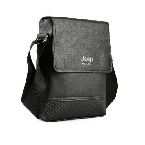 ανδρική casual τσάντα σε μαύρο χρώμα 0150423