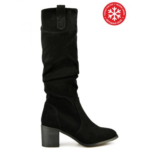 lady's elegant high boots with warm lining 0154825