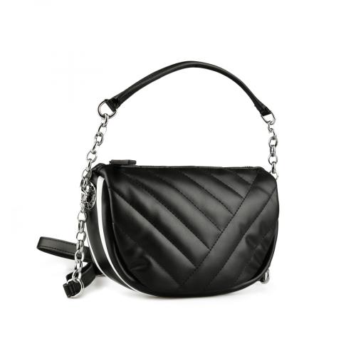 Γυναικεία casual τσάντα σε μαύρο χρώμα 0148942