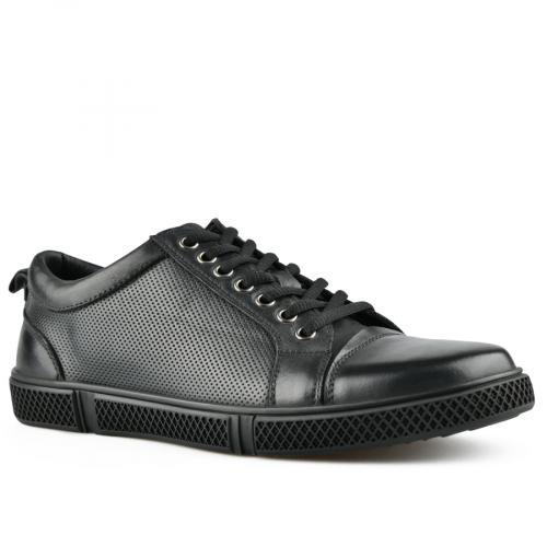 Ανδρικά παπούτσια casual μαύρα 0146067