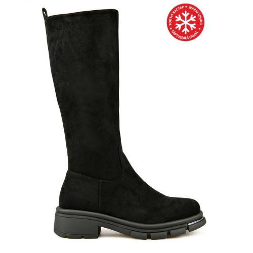 lady's casual high boots with warm lining 0154550