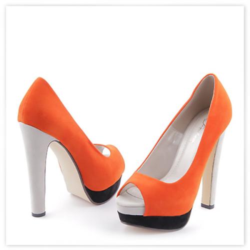 дамски сандали оранжеви 0112861