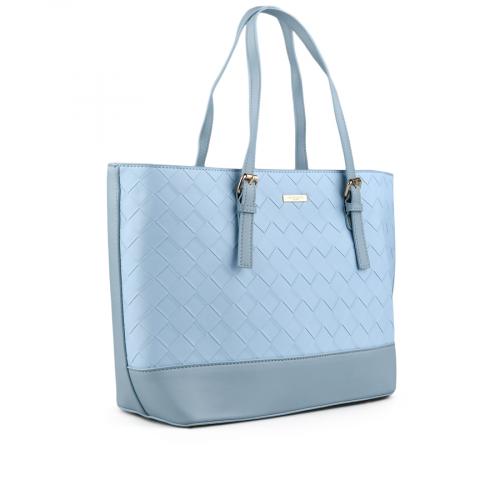 Γυναικεία καθημερινή τσάντα γαλάζια 0149378