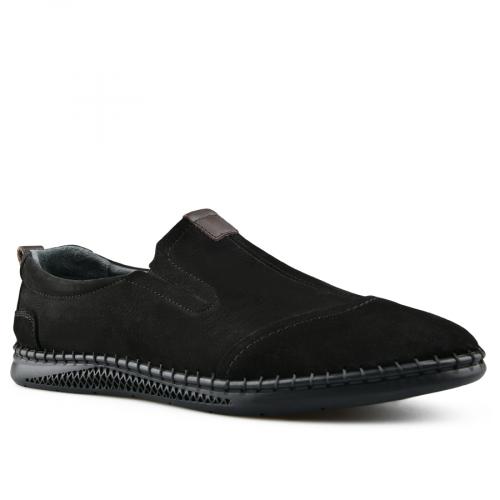Pantofi casual pentru bărbaţi, de culoare negru