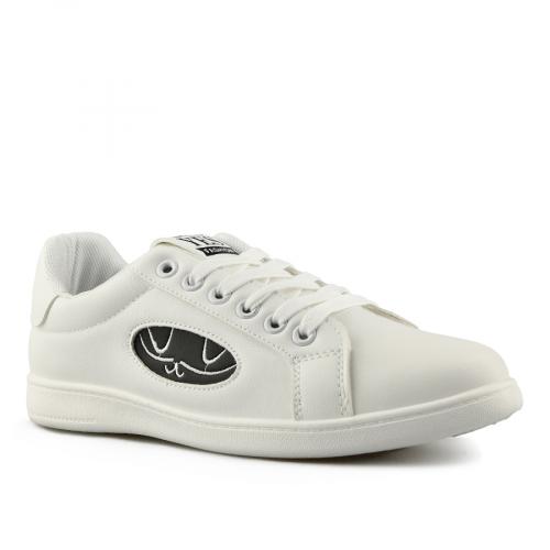 Γυναικεία λευκά sneakers 0145706