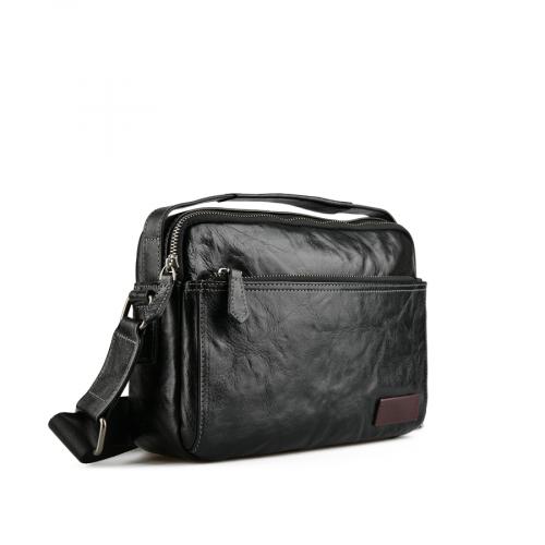 ανδρική casual τσάντα σε μαύρο χρώμα 0150509