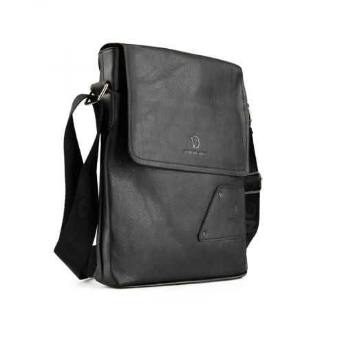 ανδρική casual τσάντα σε μαύρο χρώμα 0150444