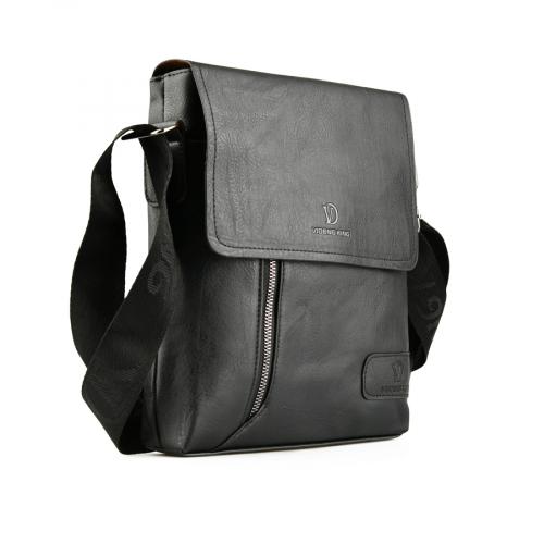 ανδρική casual τσάντα σε μαύρο χρώμα 0150438