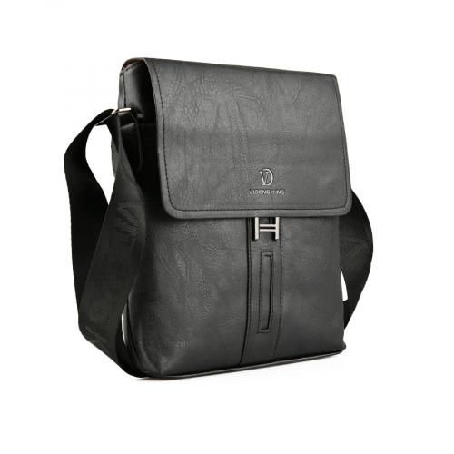 ανδρική casual τσάντα σε μαύρο χρώμα 0150426