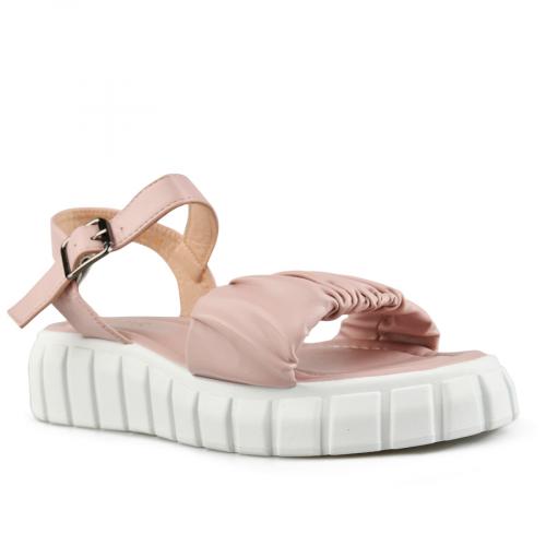 дамски ежедневни сандали розови с платформа 0148351