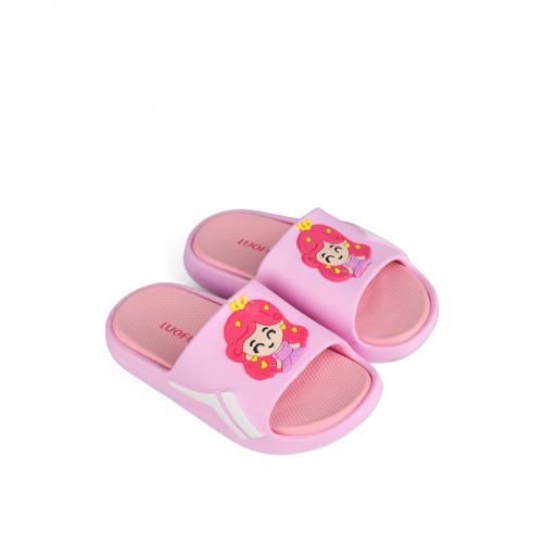 Παιδικές casual παντόφλες ροζ 0151731 
