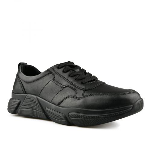 дамски ежедневни обувки черни с платформа 0152465