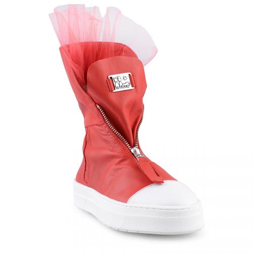 γυναικεια κόκκινα sneakers 0127272

