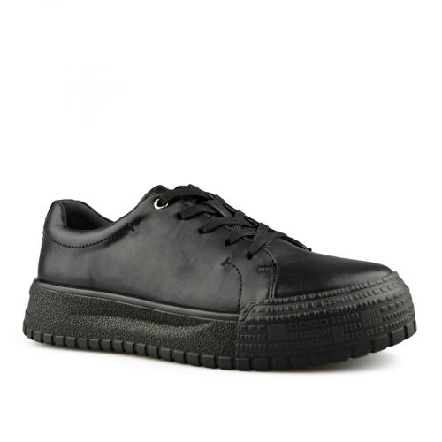 дамски ежедневни обувки черни с платформа 0151483