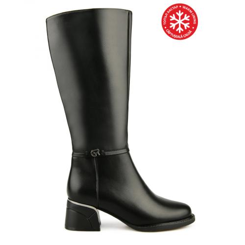 lady's elegant high boots with warm lining 0155003