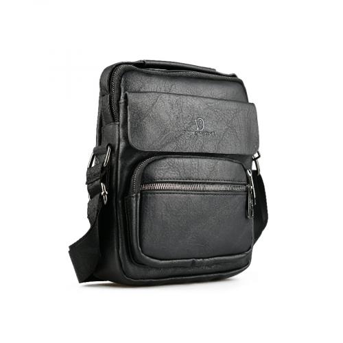 ανδρική casual τσάντα μαύρη 0151434