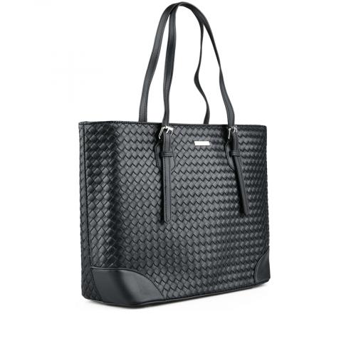 Γυναικεία καθημερινή τσάντα μαύρο χρώμα 0149438