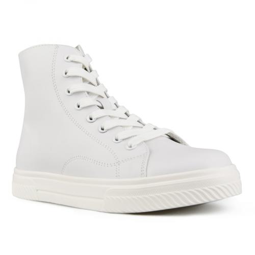 γυναικεία λευκά sneakers 0151245 