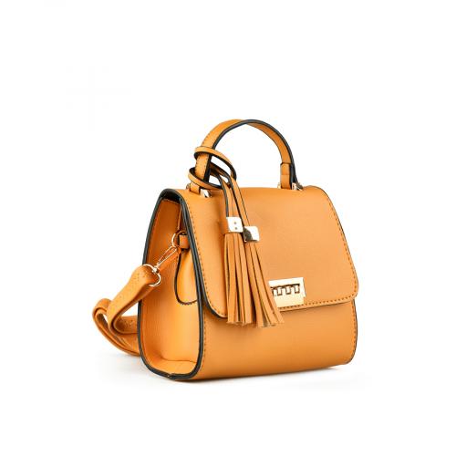 Γυναικεία καθημερινή κίτρινη τσάντα 0147229
