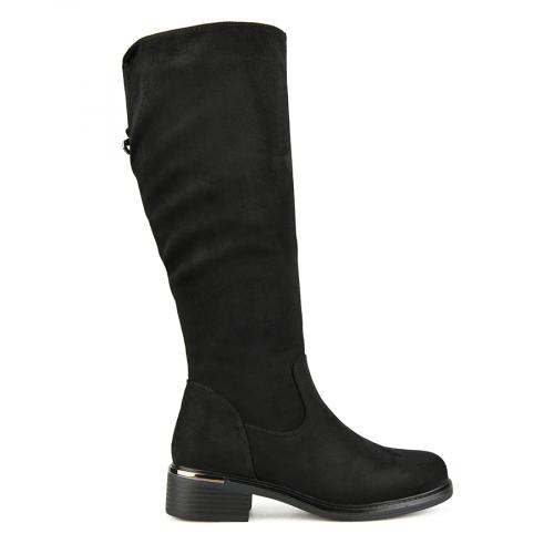 γυναικείες casual μπότες χρώμα μαύρο 0151147