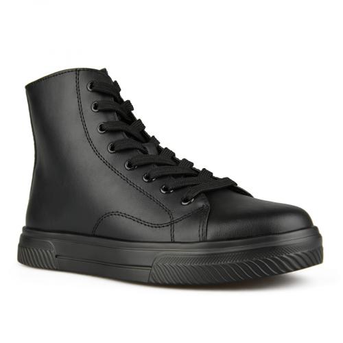 γυναικεία μαύρα sneakers 0151246