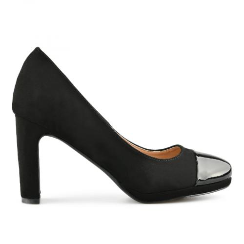 Γυναικεία κομψά μαύρα παπούτσια 