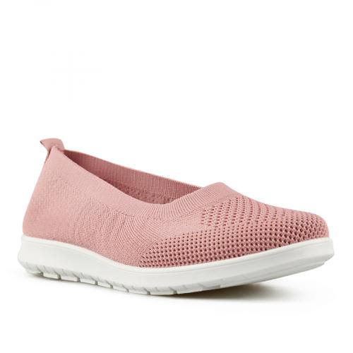 Pantofi casual de damă, de culoare roz