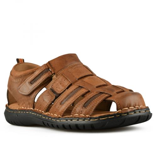 Sandale casual pentru bărbaţi, de culoare maro