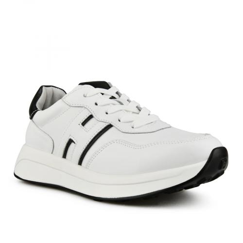 γυναικεία αθλητικά παπούτσια λεύκα με πλατφόρμα 0151259