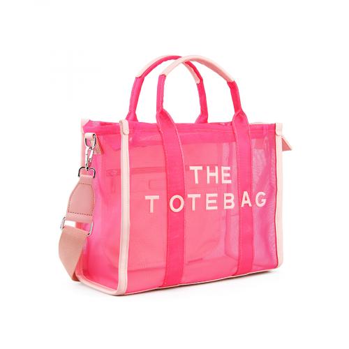 Γυναικεία καθημερινή τσάντα σε ροζ χρώμα 