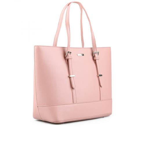 Γυναικεία καθημερινή τσάντα ροζ 0149303