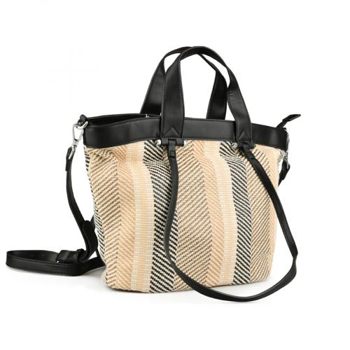 γυναικεία casual τσάντα σε μπεζ χρώμα 0148961
