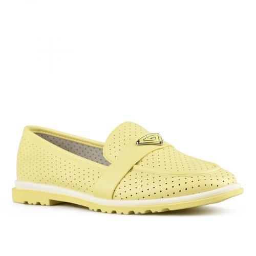 Γυναικεία casual παπούτσια κίτρινα 0146099