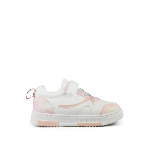 Παιδικά παπούτσια σε άσπρο/ροζ χρώμα