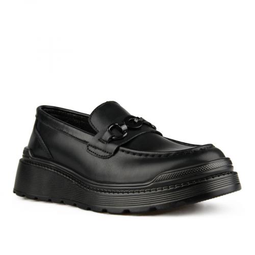 дамски ежедневни обувки черни с платформа 0151251