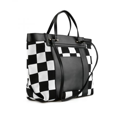 Γυναικεία καθημερινή τσάντα μαύρο χρώμα 0151013 
