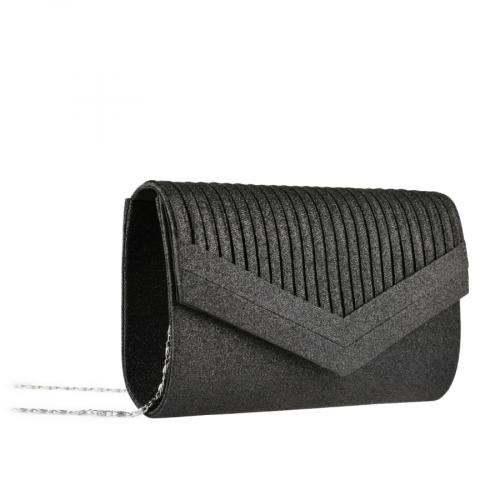 γυναικεία κομψή τσάντα σε μαύρο χρώμα 0151226