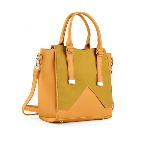 Γυναικεία καθημερινή τσάντα κίτρινη 0147209