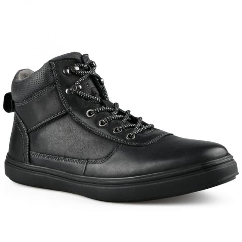 мъжки ежедневни обувки черни 0141926