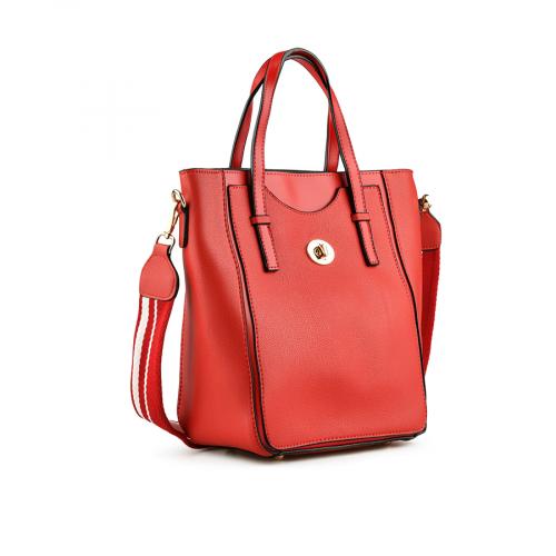 Γυναικεία καθημερινή τσάντα κόκκινη 0147223