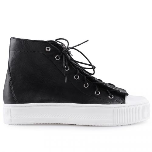 γυναικεία sneakers μαύρα 0127612