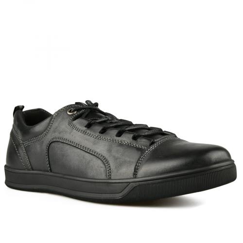 Ανδρικά παπούτσια casual  μαύρο χρώμα 0148015