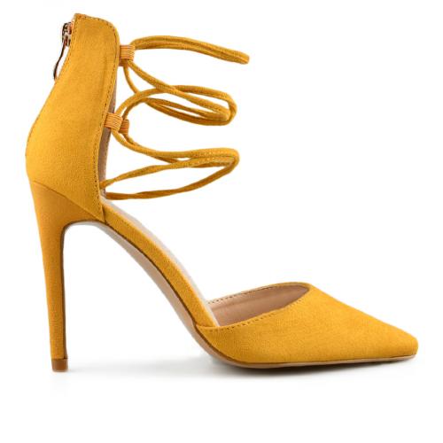 дамски елегантни сандали жълти 0140451