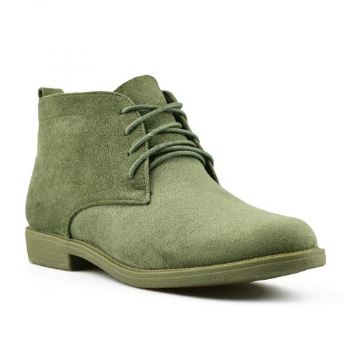 Γυναικείες καθημερινές μπότες - πράσινο