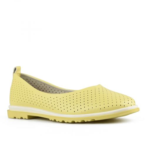 Γυναικεία casual παπούτσια κίτρινα 0146097