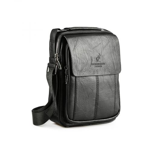 Ανδρική καθημερινή τσάντα μάυρο χρώμα 0147094 