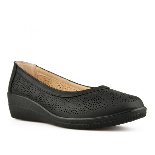 дамски ежедневни обувки черни с платформа 0148547