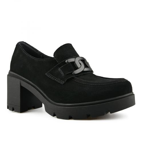 Γυναικεία casual παπούτσια μαύρο χρώμα  0151481