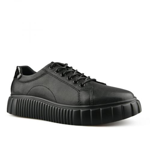 дамски ежедневни обувки черни с платформа 0151487